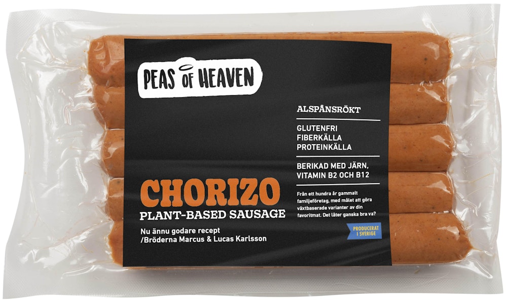 Peas of Heaven Vegansk Chorizo 250g Peas of Heaven