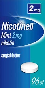Nicotinell Komprimerad Sugtablett Nikotin 2mg Mint 96-p Nicotinell