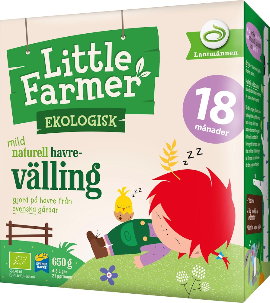 Little Farmer Havrevälling 18+ M EKO Little Farmer