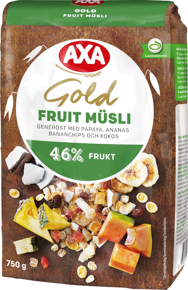 AXA Musli Gold Fruit 750g Axa