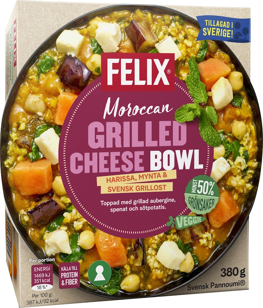 Felix Morocan Cheese Bowl Fryst 380g Felix