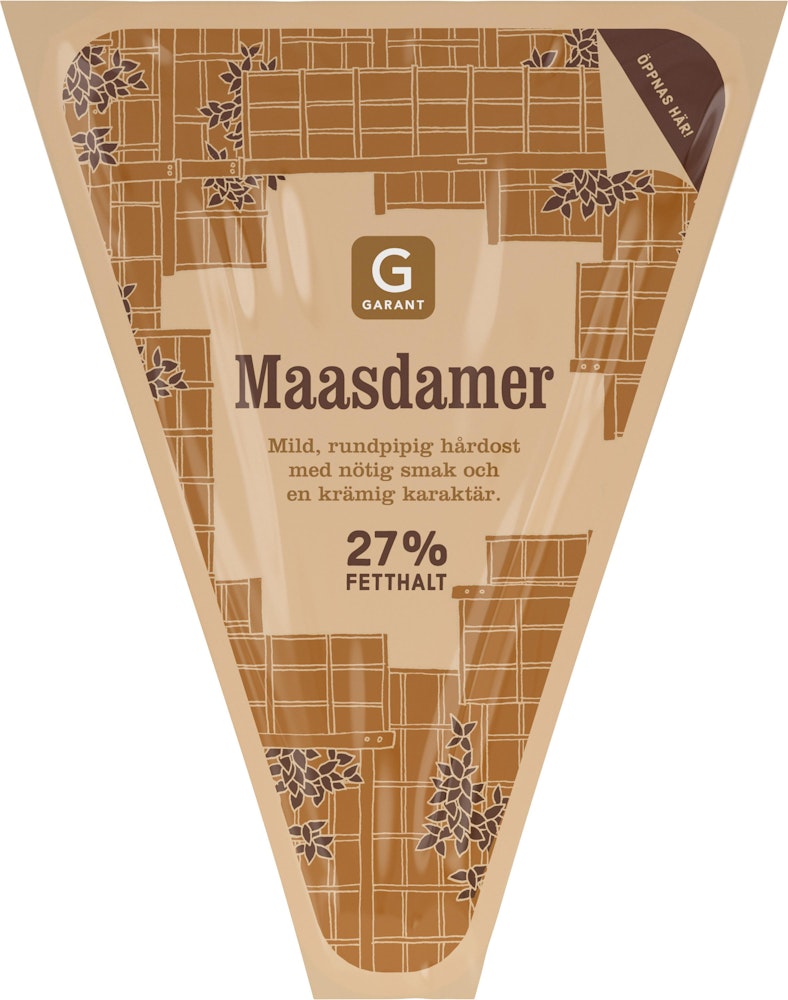 Garant Maasdamer 27% ca 620g Garant