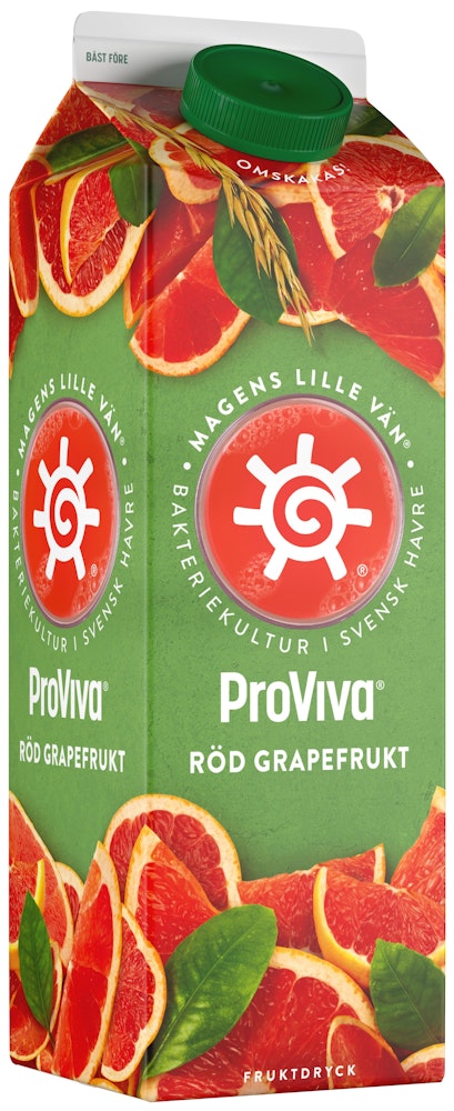 Proviva Fruktdryck Röd Grape 1L Proviva
