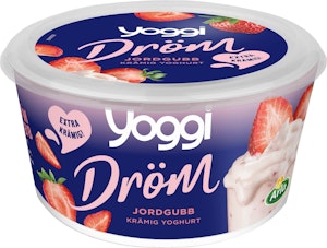 Yoggi Yoghurt Dröm Jordgubb Laktosfri 450g Yoggi