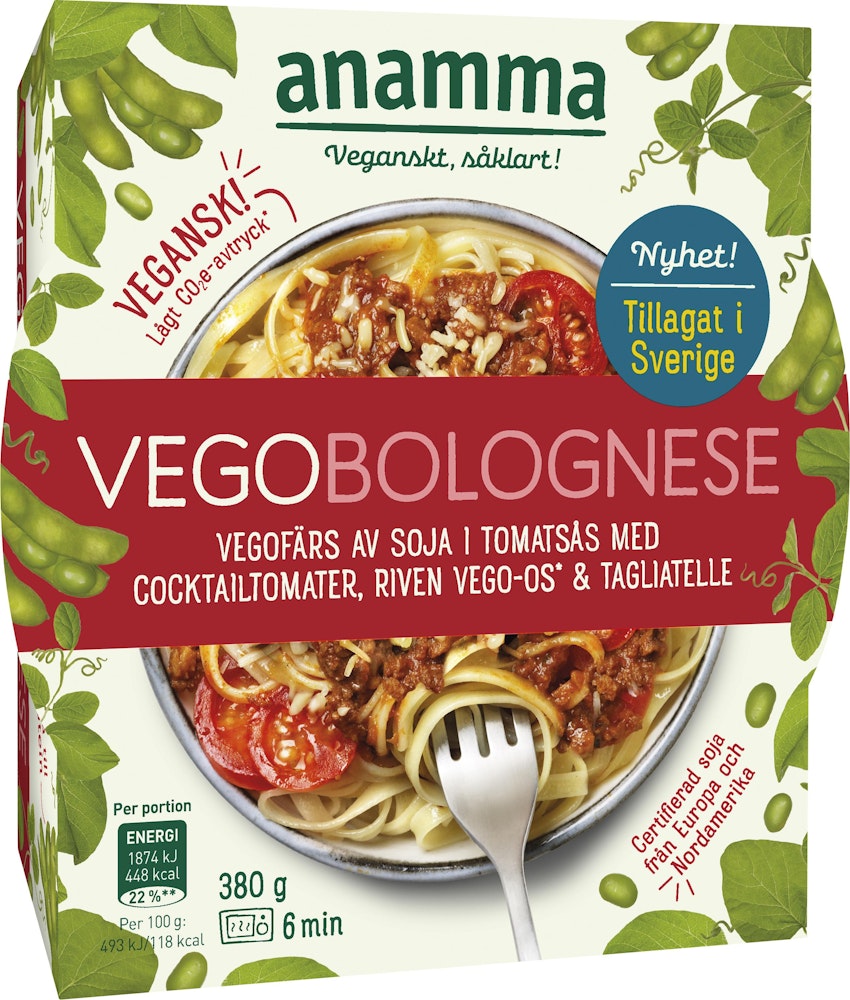 Anamma Vegobolognese Fryst Anamma