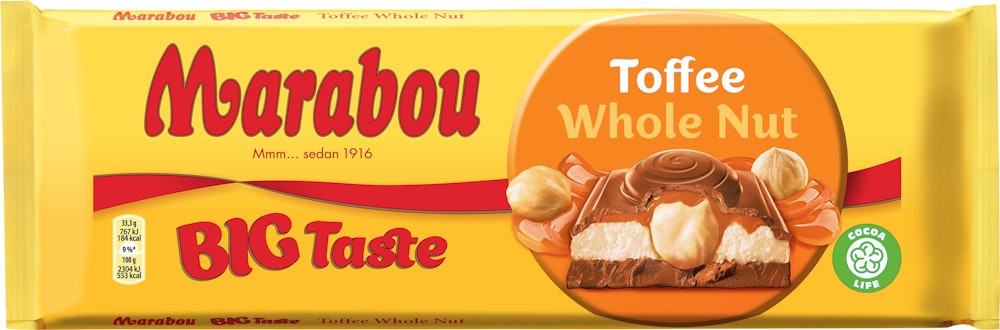 Marabou Toffee Whole Nut Marabou