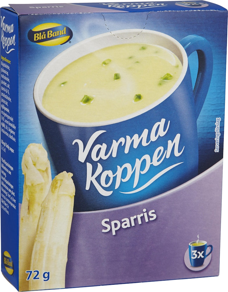 Blå Band Soppa Sparris 3x2dl Varma Koppen