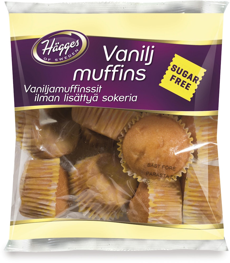 Hägges Vaniljmuffins Sockerfri 200g Hägges