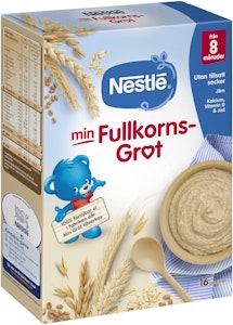 Nestlé Fullkornsgröt 8M 450g Nestlé
