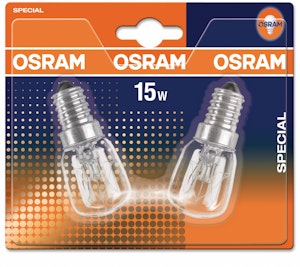 Osram Päronlampa 15W E14 2-p Osram