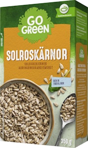 GoGreen Solroskärnor Naturella 350g Go Green