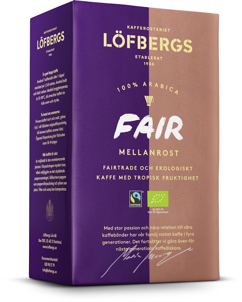 Löfbergs Bryggkaffe Mellanrost Fairtrade EKO Löfbergs