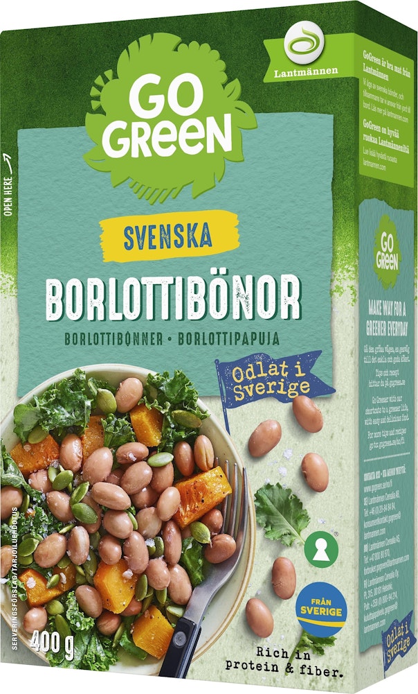 GoGreen Borlottibönor Svenskodlade Gogreen