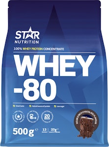 Star Nutrition Proteinpulver Whey-80 Double Rich Chocolate