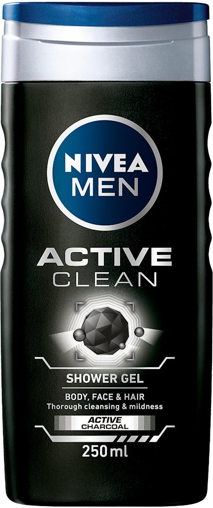 Nivea Men Shower Active Clean 250ml Nivea