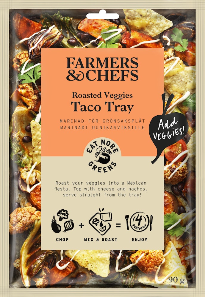 Farmers & Chefs Kryddmix Taco Tray 90g Farmers & Chefs