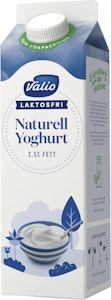 Valio Yoghurt Naturell Laktosfri 2,5% 1000g Valio
