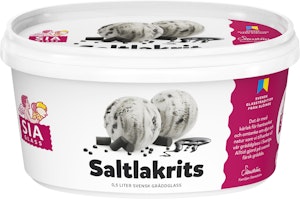 Gräddglass Saltlakrits 0,5L