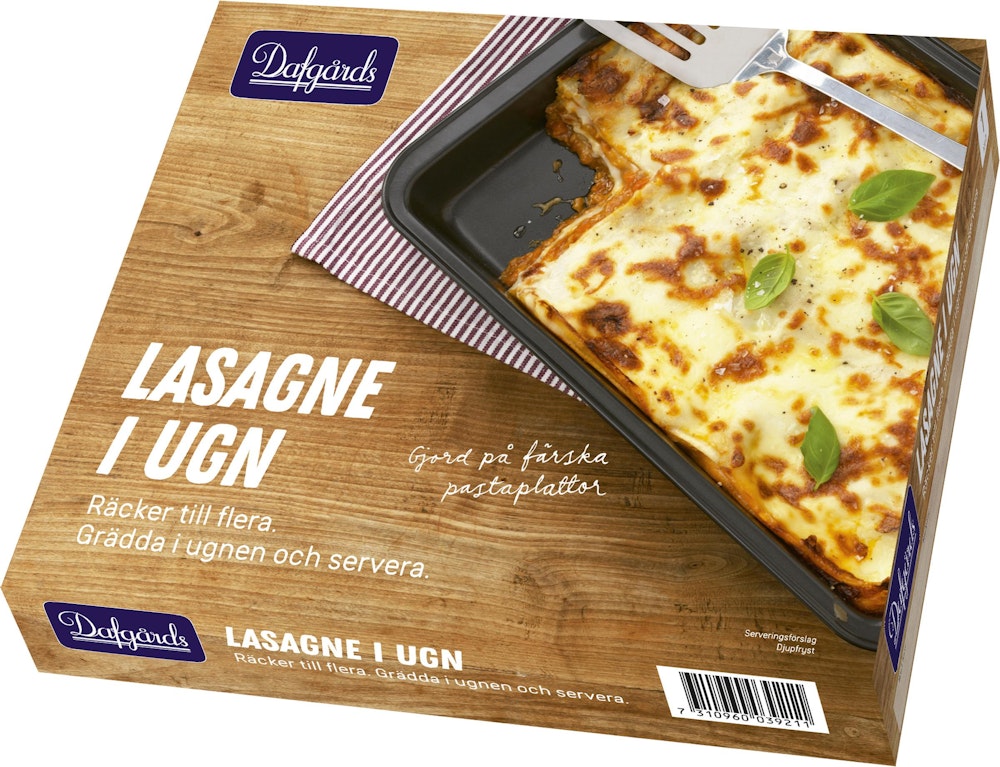 Dafgårds Lasagne Fryst 1kg Dafgård