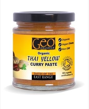 Geo Organics Currypasta Thai gul Mild EKO Geo Organics