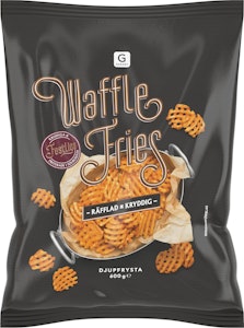 Garant Waffle Fries Fryst 600g Garant