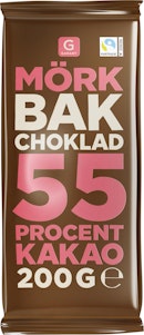 Garant Bakchoklad Mörk 55% 200g Garant