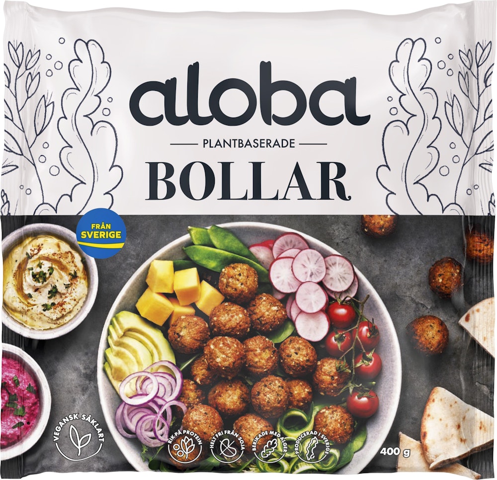 Aloba Bollar Plantbaserad Fryst 400g Aloba