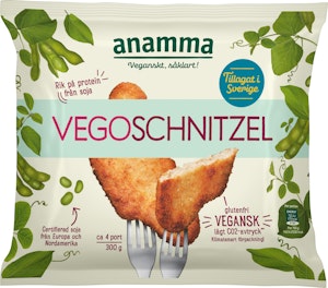 Anamma Vegoschnitzel Fryst 300g Anamma