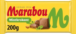 Marabou Chokladkaka Mintkrokant