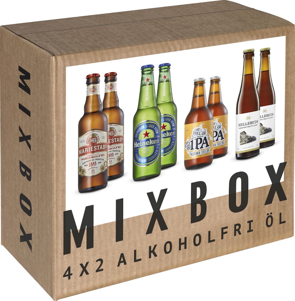 Spendrups Öl Mixbox Alkoholfri 8x33cl Spendrups