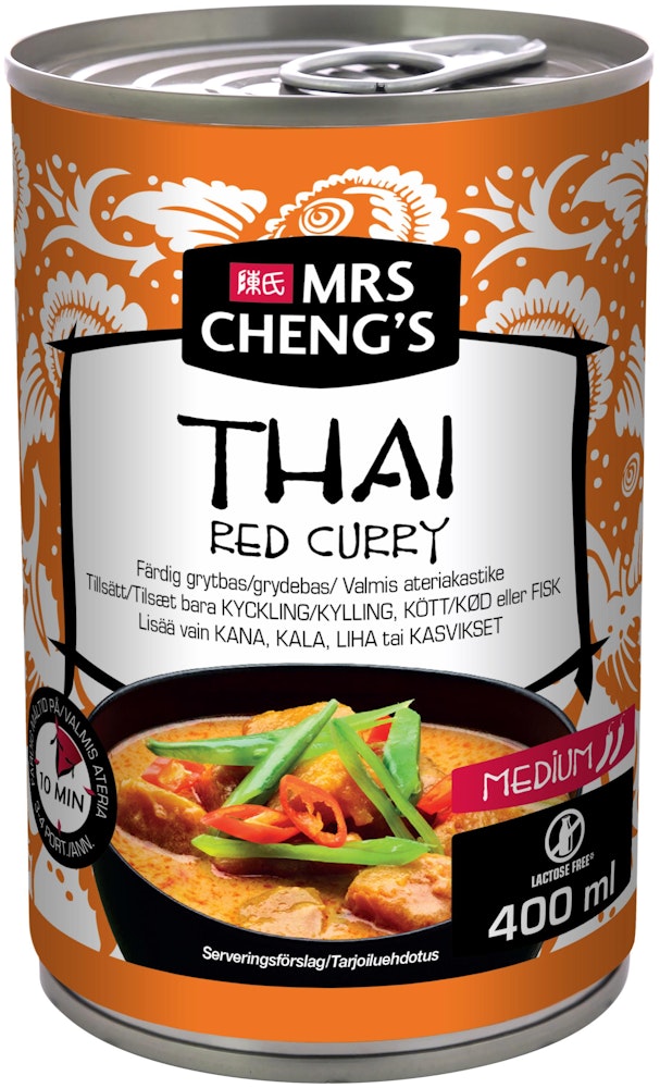 Mrs Chengs Thai Red Curry Medium Mrs Chengs