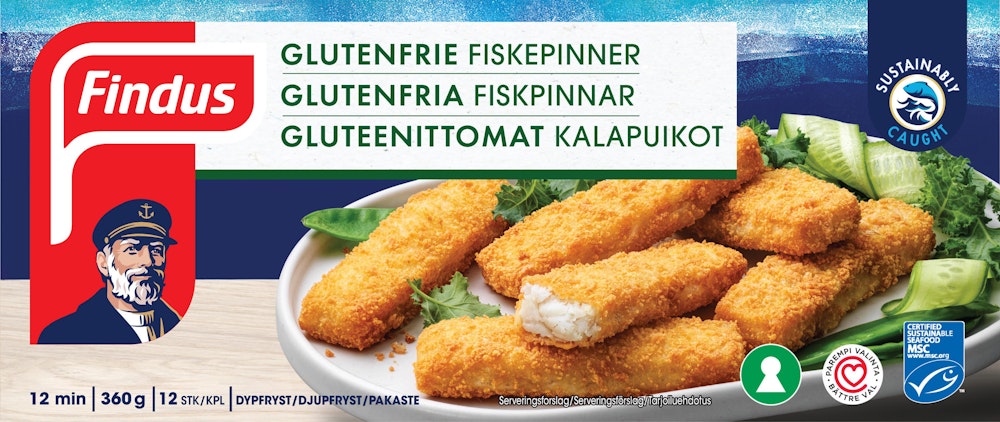 Findus Fiskpinnar Glutenfria Fryst MSC