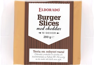 Eldorado Burgerslices med Cheddar 200g Eldorado