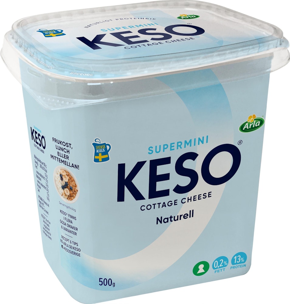 Keso Cottage Cheese Supermini 0,2% 500g Keso