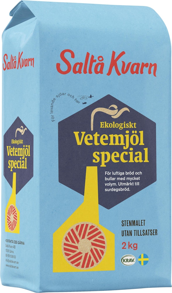 Saltå Kvarn Vetemjöl Special EKO/KRAV 2kg Saltå Kvarn