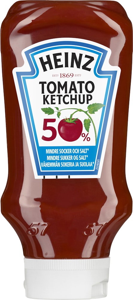 Heinz Ketchup 50% Mindre Socker Heinz