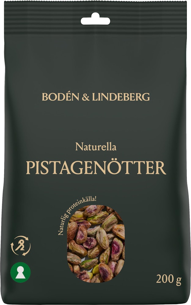 Boden & Lindeberg Pistagenötter 200g Boden & Lindeberg
