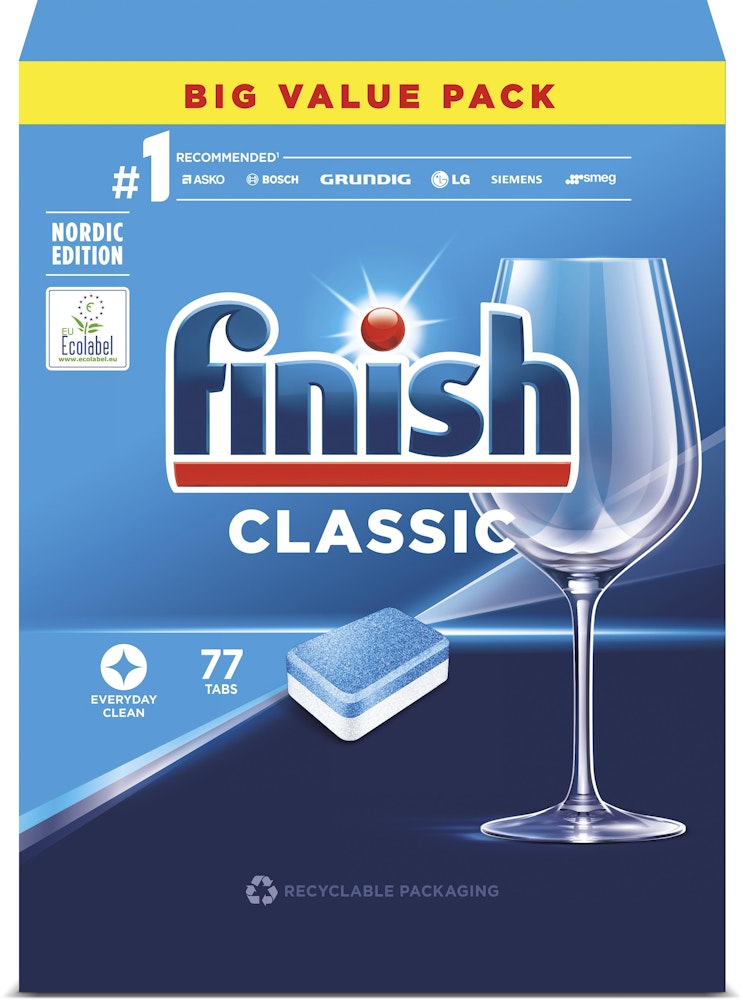 Finish Diskmaskintablett Classic 77-p Finish