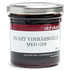 Olof Viktors Svartvinbärsgelé med Gin 190g Olof Viktors