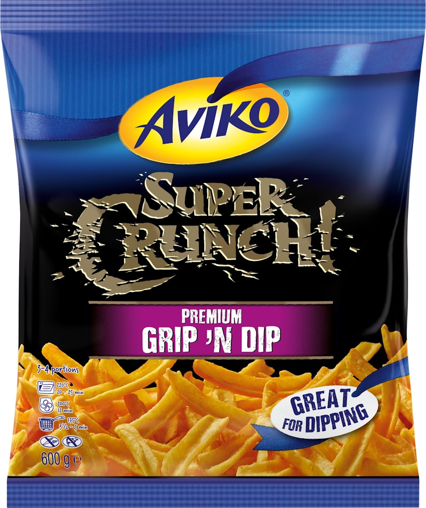 Aviko Super Crunch Grip´n Dip Fryst 600g Aviko