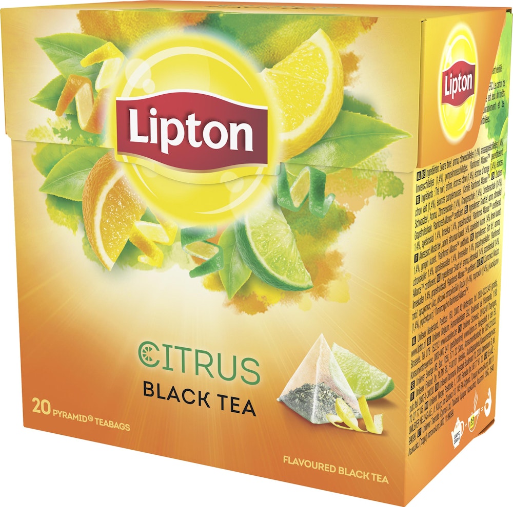 Lipton Svart Te Citrus Pyramidte 20-p Lipton