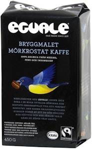 Eguale Kaffe Mörkrost KRAV Fairtrade 450g Eguale
