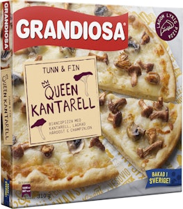 Grandiosa Pizza Queen Kantarell Fryst 310g Grandiosa