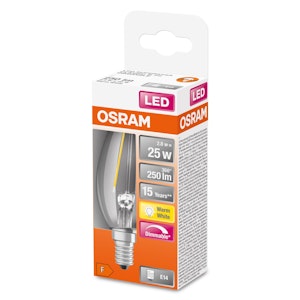 Osram LED Kronlampa 25W E14
