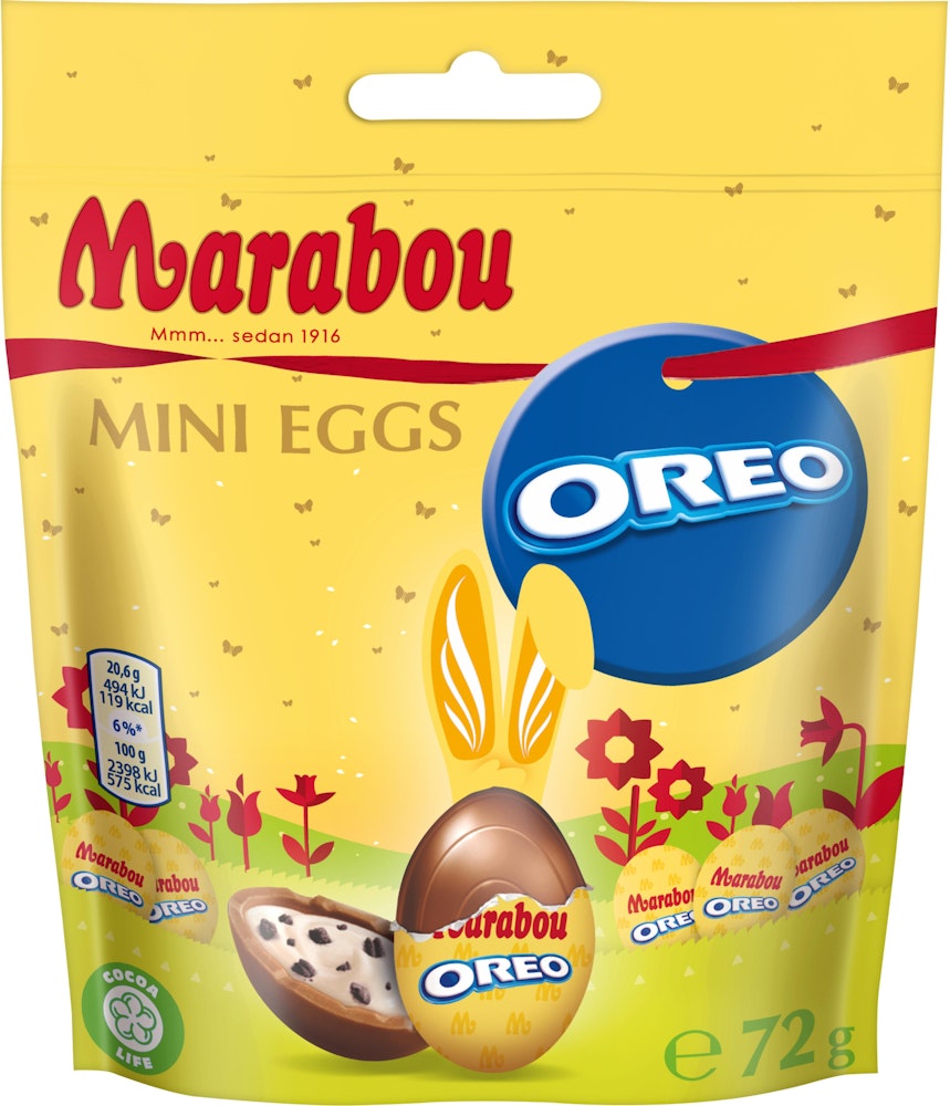 Marabou Oreo Mini Chokladägg Marabou