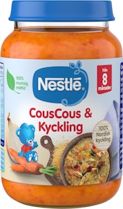 Nestlé Barnmat Couscous Kyckling 8M 190g Nestlé