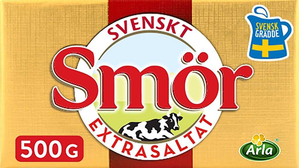 Svenskt Smör från Arla Smör Extrasaltat 81% Arla