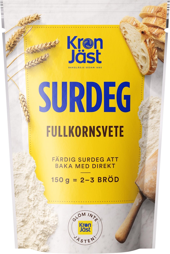 Jästbolaget Surdeg Fullkornsvete 150g Kronjäst