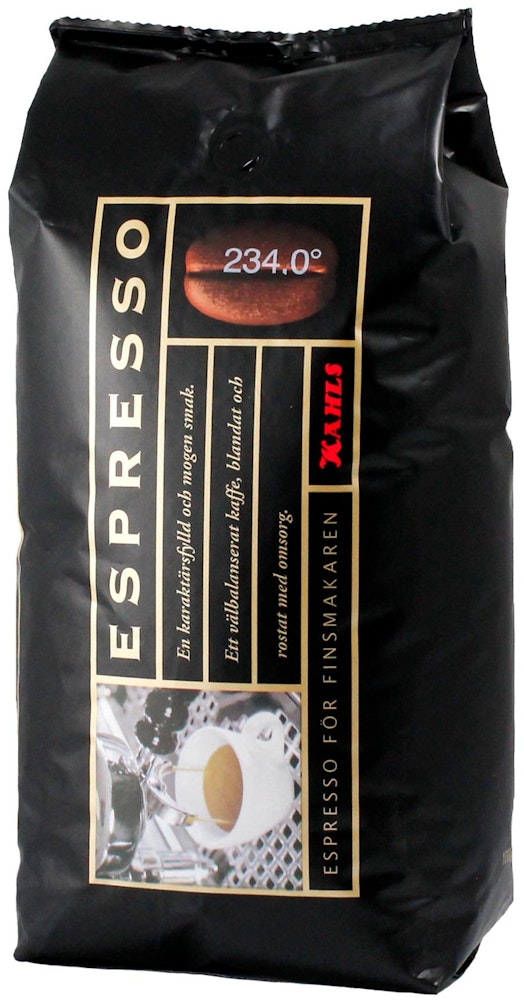 Kahls Kaffe Espresso 234,0° Hela Bönor 1000g Kahls Kaffe