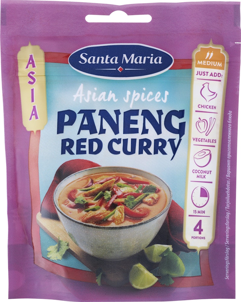Santa Maria Paneng Red Curry Spice Mix 32g Santa Maria
